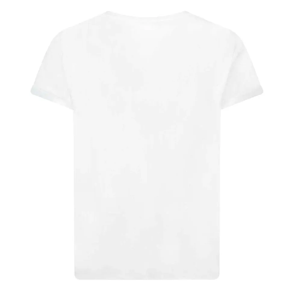 Klassisches T-Shirt mit kleinem Wortmarken-Logo