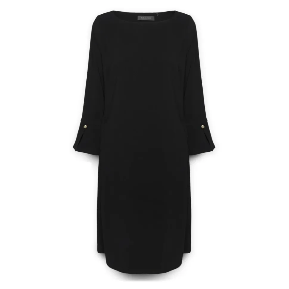 Kleid aus Crêpe-Stoff