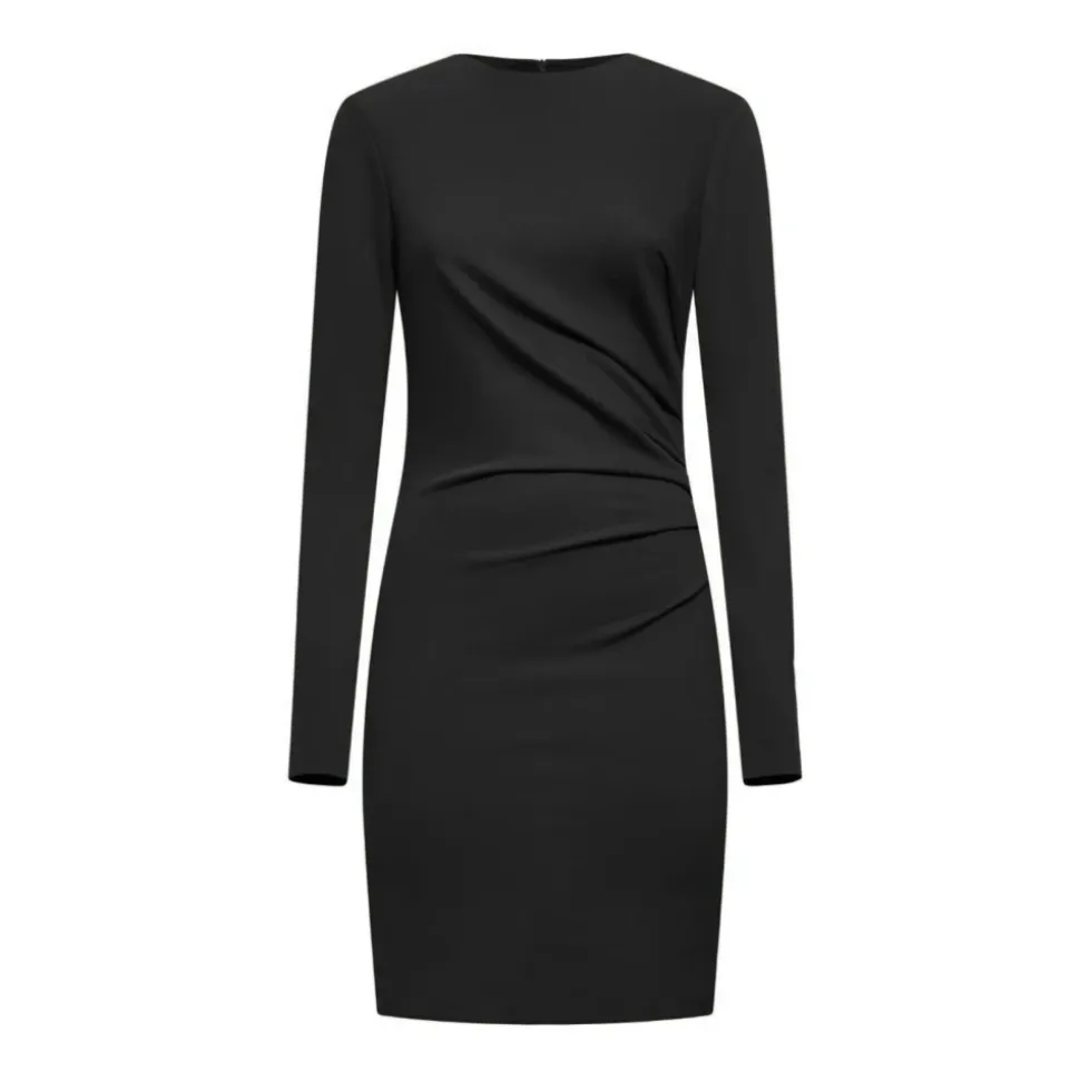 Kleid mit drapierten Ärmeln