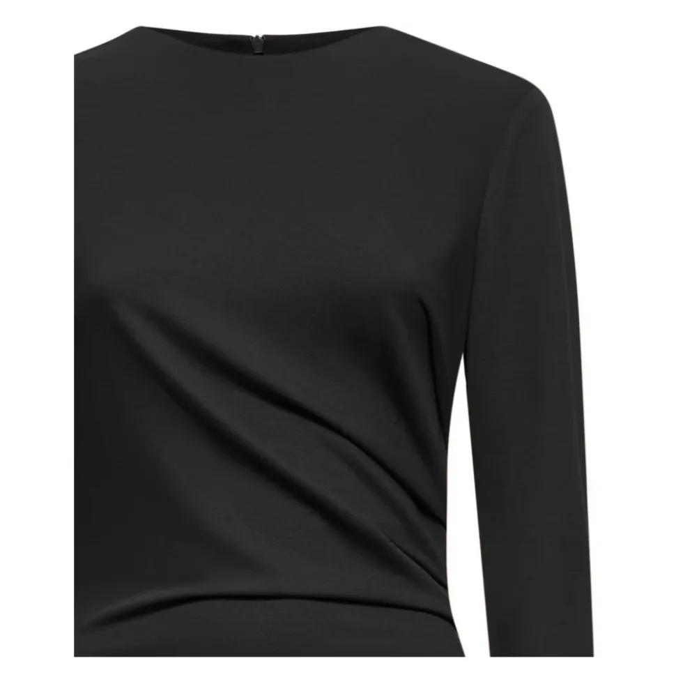 Kleid mit drapierten Ärmeln