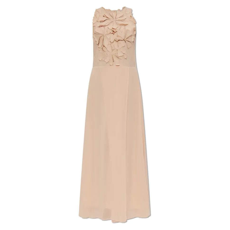 Kleid mit floralen Details