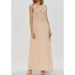 Kleid mit floralen Details