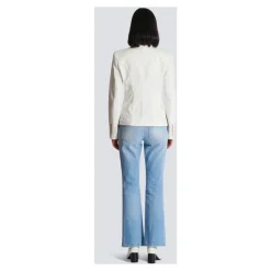 6-Knopf Jeansjacke
