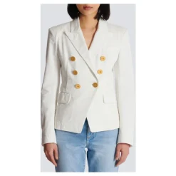 6-Knopf Jeansjacke
