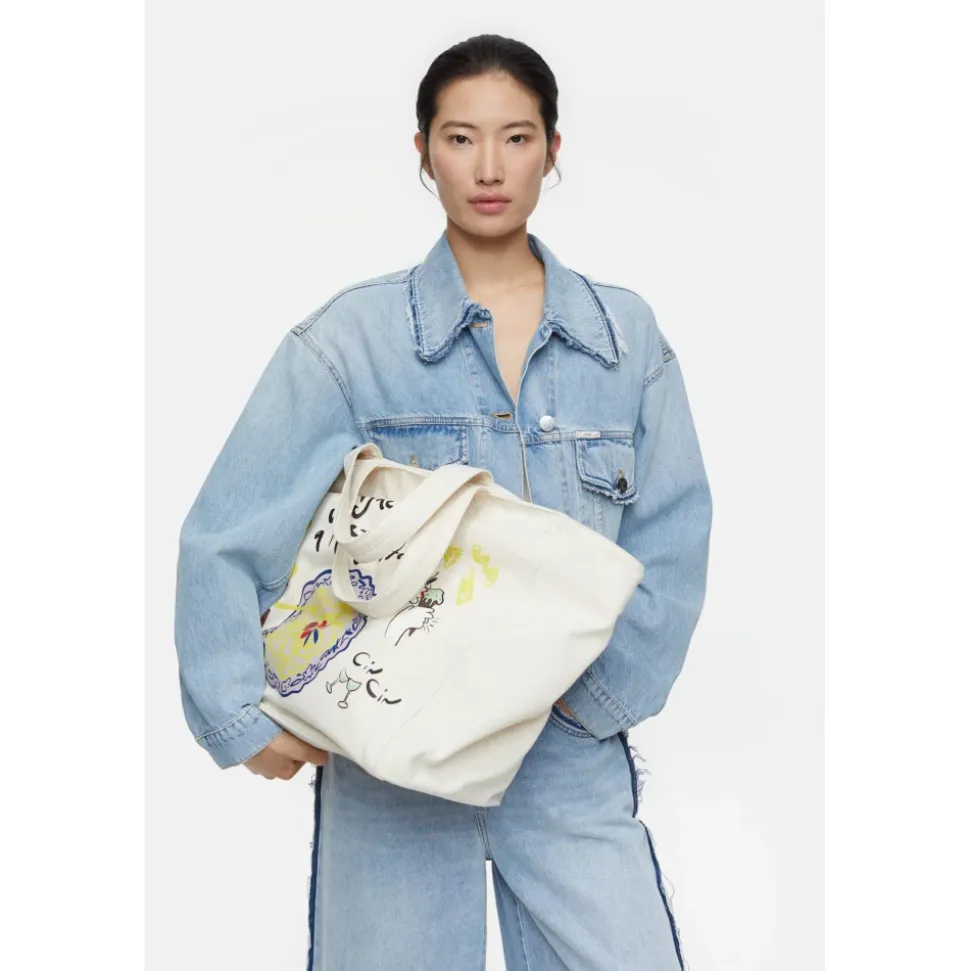 Künstlerische Shopper Tasche