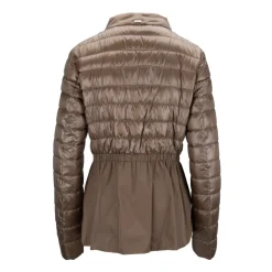 Kurze Daunenjacke mit Doppelreißverschluss