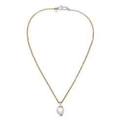 Kurze Halskette mit Barock Shell Perle