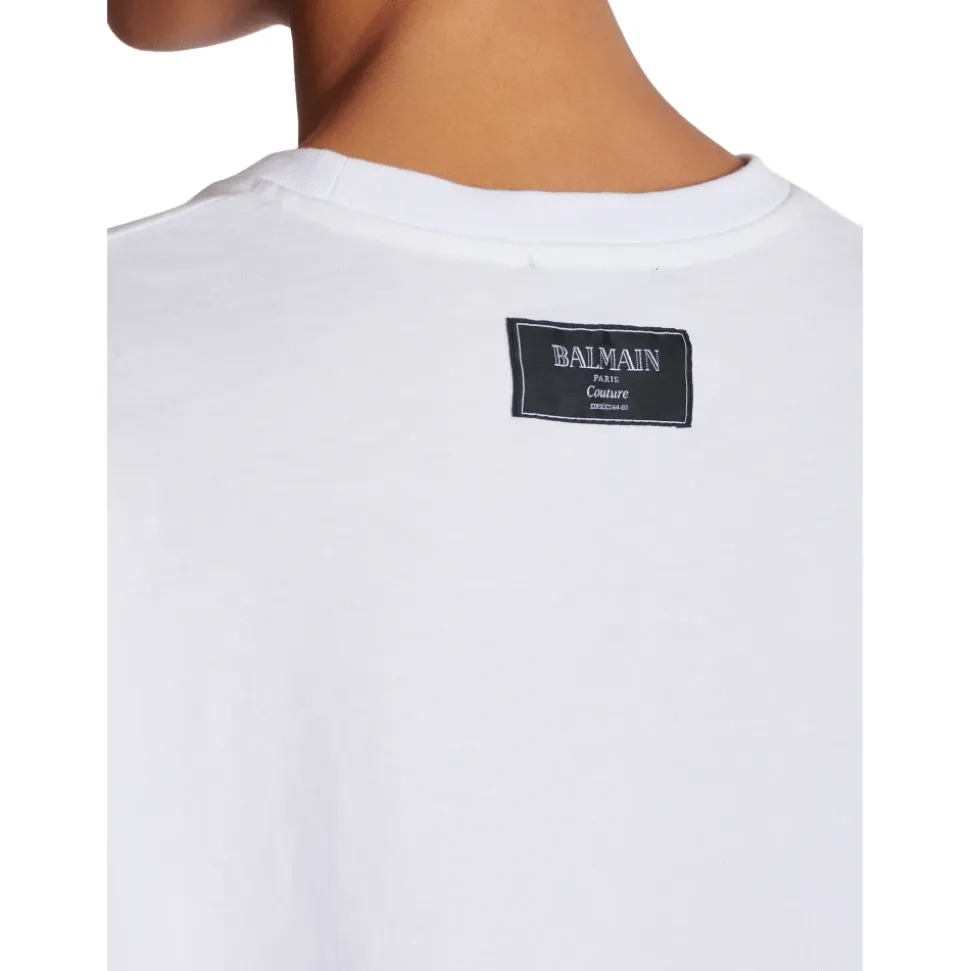 Kurzärmeliges T-Shirt mit Kiss-Print