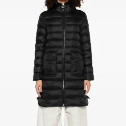 Lange Parka Jacke mit Kapuze