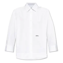 Langärmliges Shirt mit Logo-Stickerei
