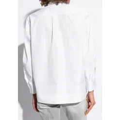 Langärmliges Shirt mit Logo-Stickerei