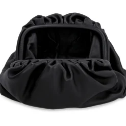 Leder Clutch mit Druckknopfverschluss
