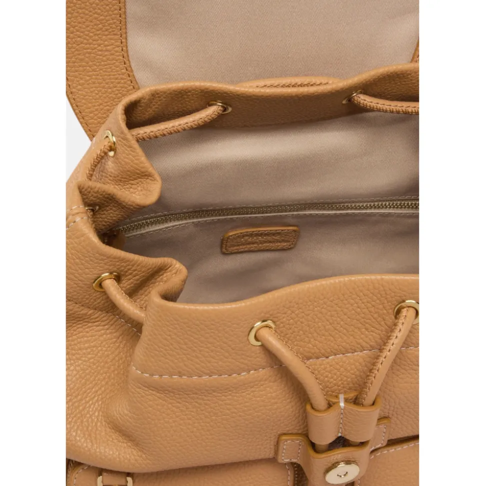Leder Rucksack mit verstellbaren Riemen