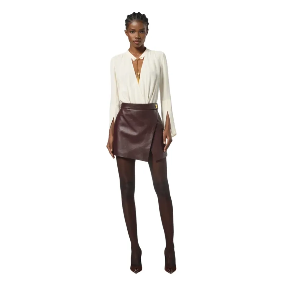 Leder Wickel Mini Rock