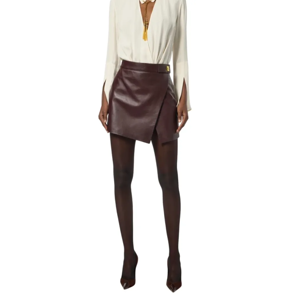 Leder Wickel Mini Rock