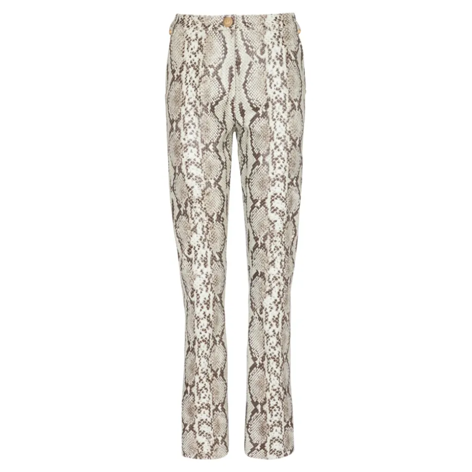 Lederhose im Schlangenleder-Look
