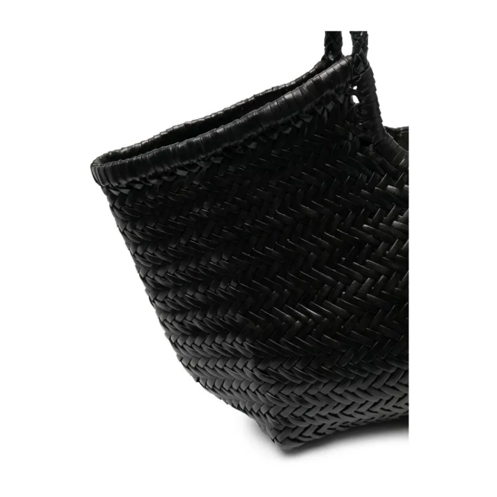 Lederne Tote Tasche mit Geflochtenem Design