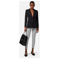 Leichte Crêpe-Jacke mit Revers