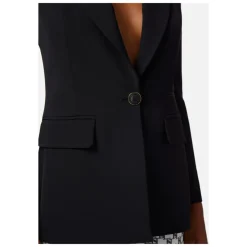 Leichte Crêpe-Jacke mit Revers