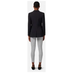 Leichte Crêpe-Jacke mit Revers
