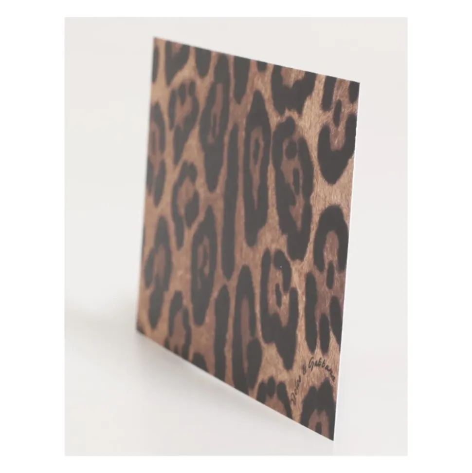 Leopard Print Umschlag Papier Postkartenhalter
