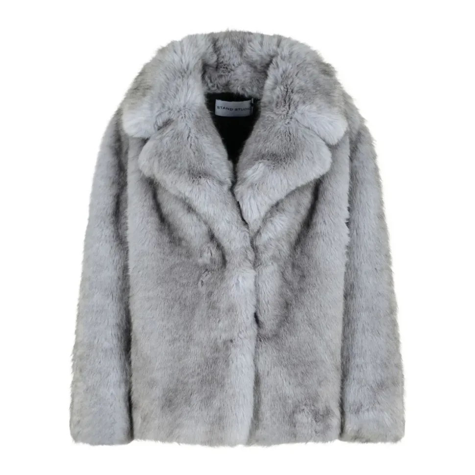 Lessie Faux-Shearling Jacke