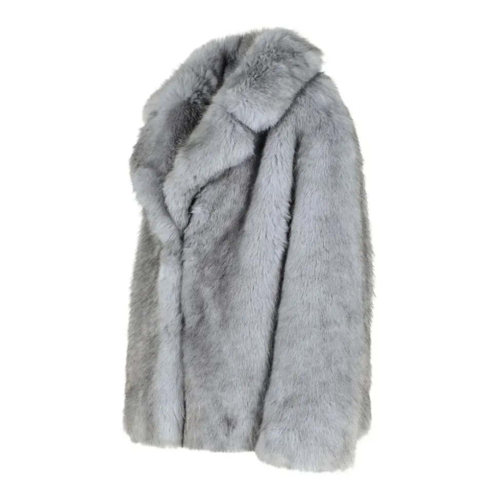 Lessie Faux-Shearling Jacke