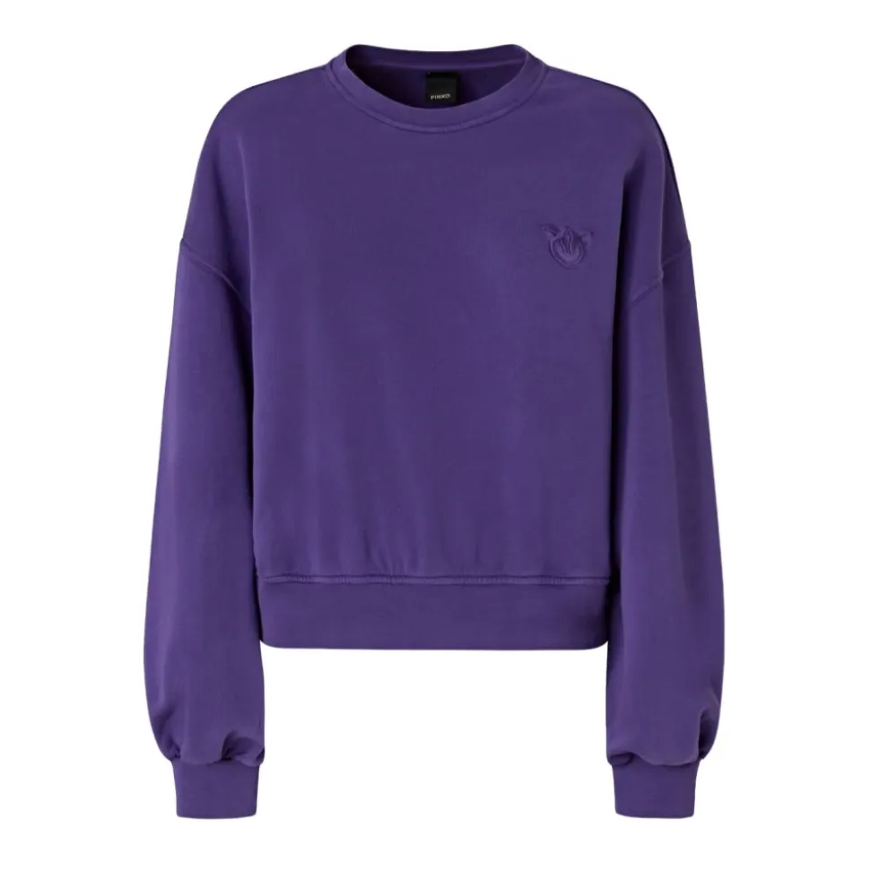 Lila Love Birds Pullover