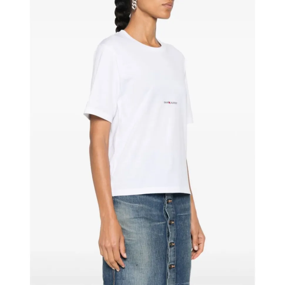 Logo Baumwoll-T-Shirt