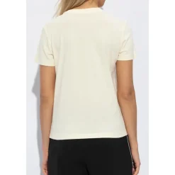 Logo Baumwoll-T-Shirt mit kurzen Ärmeln