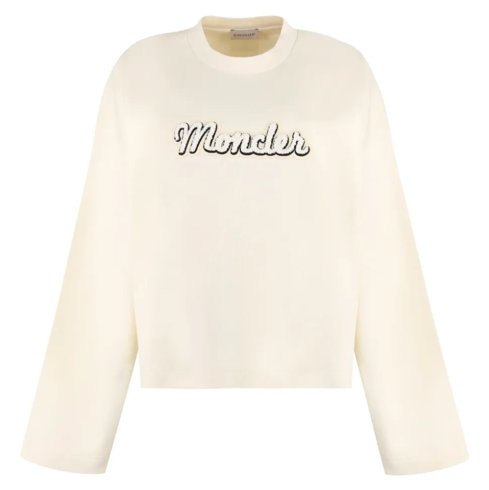 Logo-Detail Baumwoll-Sweatshirt
