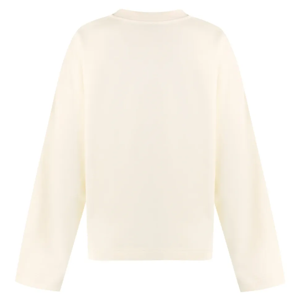 Logo-Detail Baumwoll-Sweatshirt