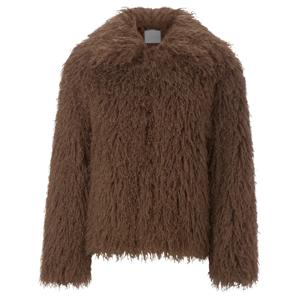 Long Hair Shearling Jacke