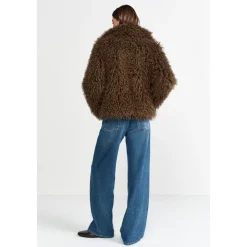 Long Hair Shearling Jacke