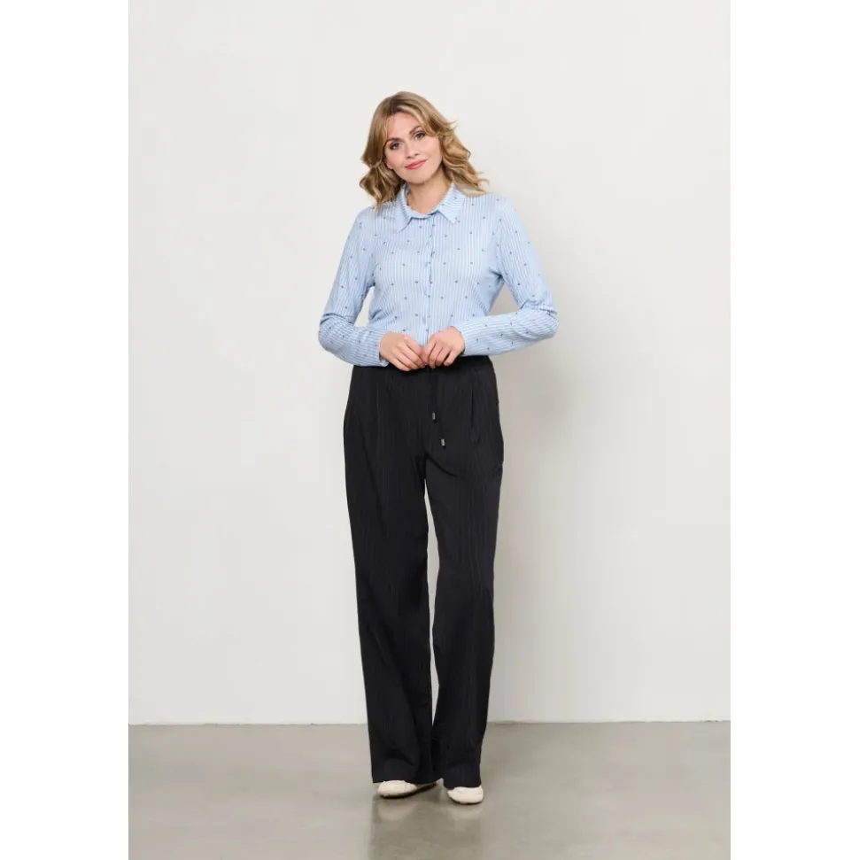 LOTTE STRIPE LOGO BL-Light Blue multi