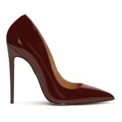 Maroon Lackleder Pumps