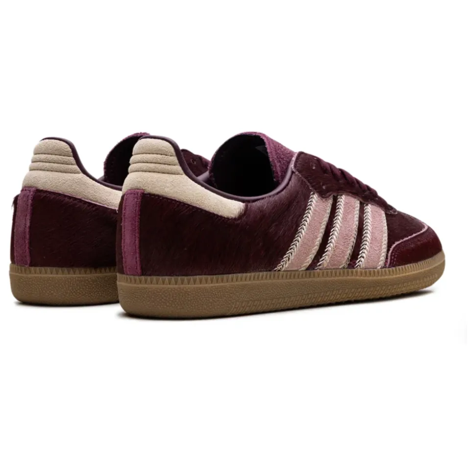 Maroon Sand Strata Pony Sneakers