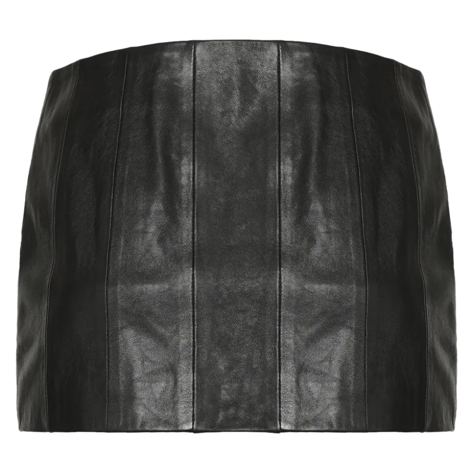 Meelar Leder Minirock