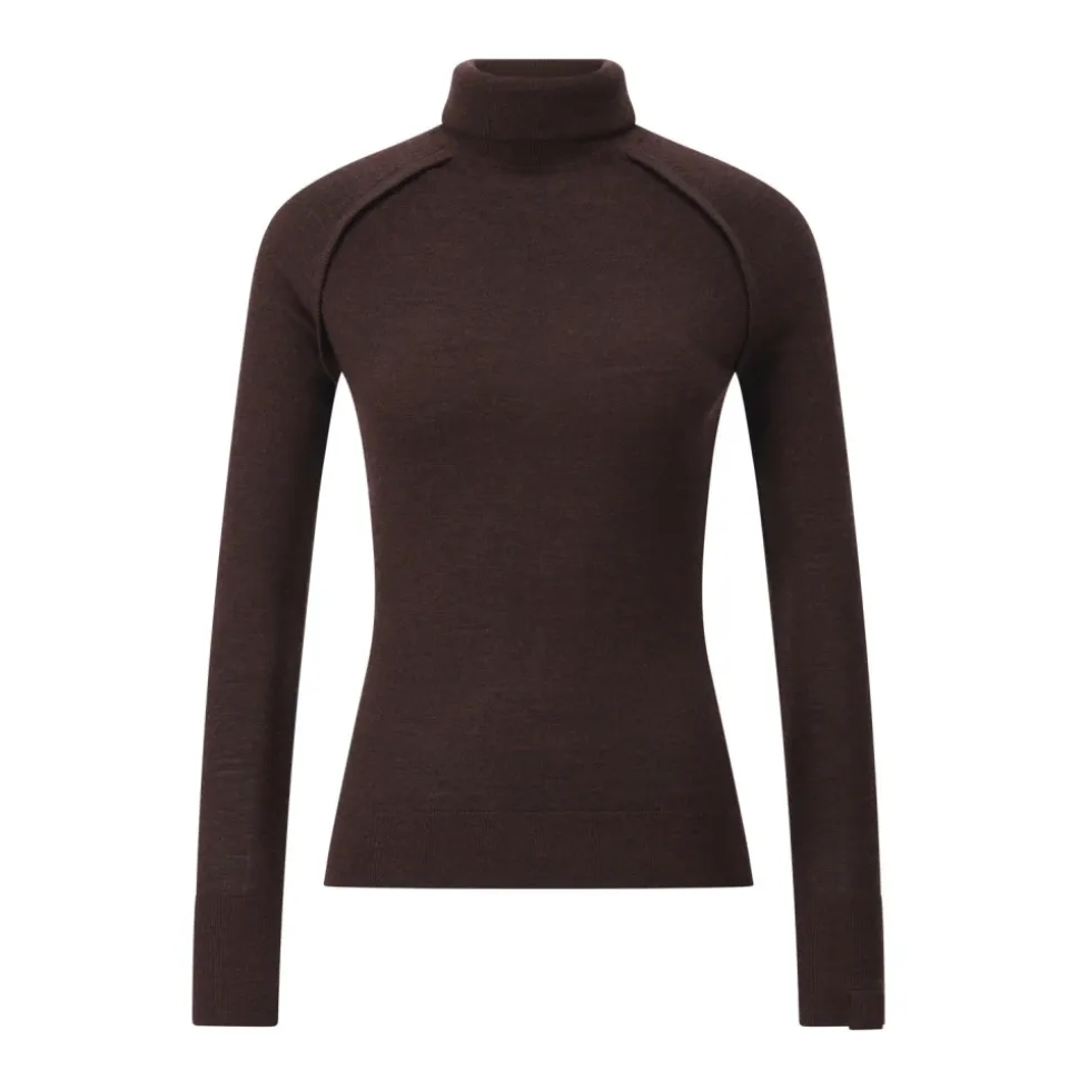 Merinowolle Rollkragenpullover