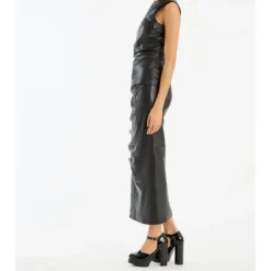 Midi Lederrock