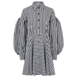 Midi-Kleid mit Cocoon-Ärmeln