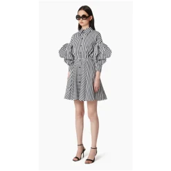 Midi-Kleid mit Cocoon-Ärmeln