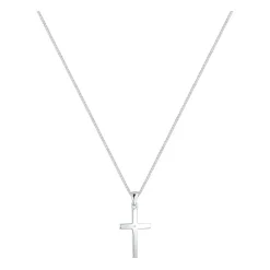 Minimal Cross Necklace