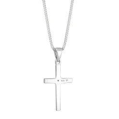 Minimal Cross Necklace