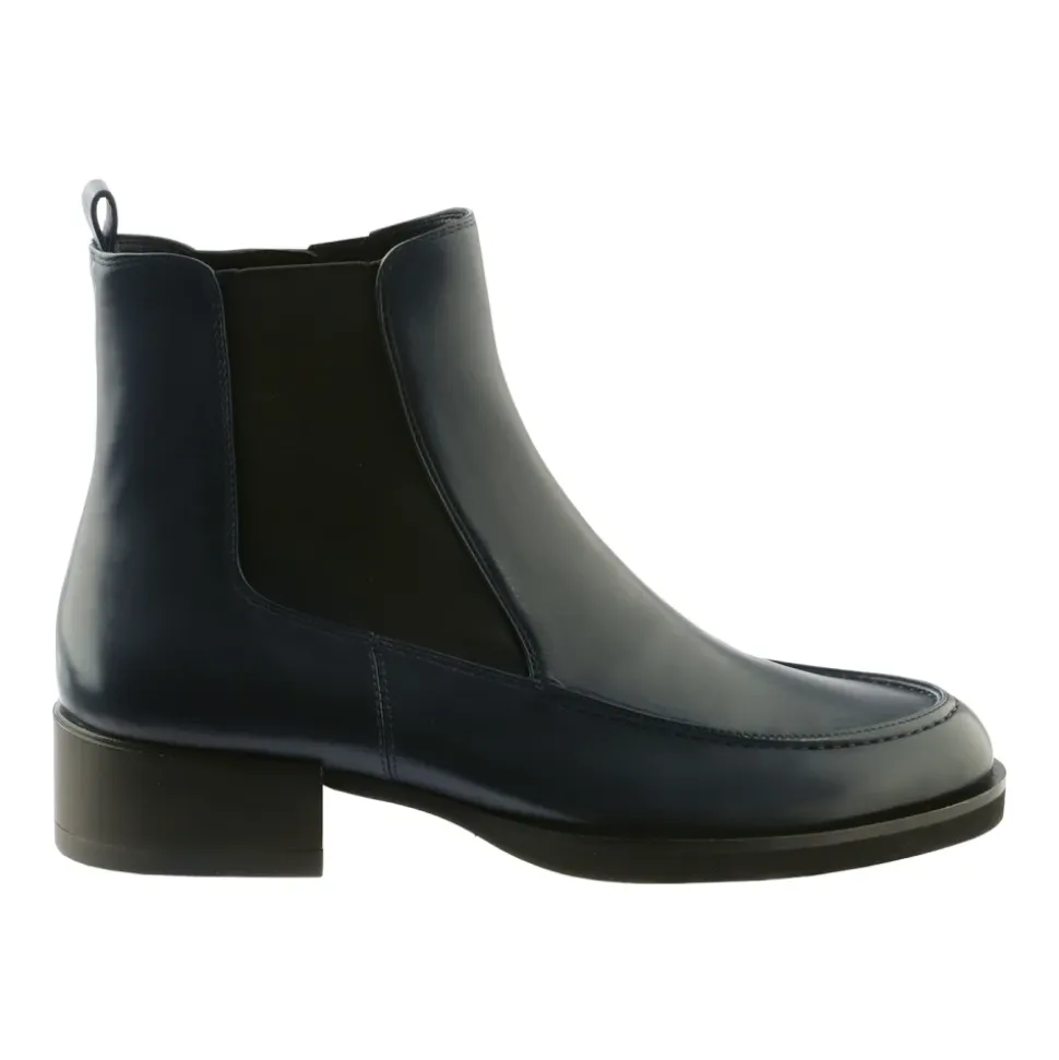Minimalistische Dunkelblaue Stiefeletten