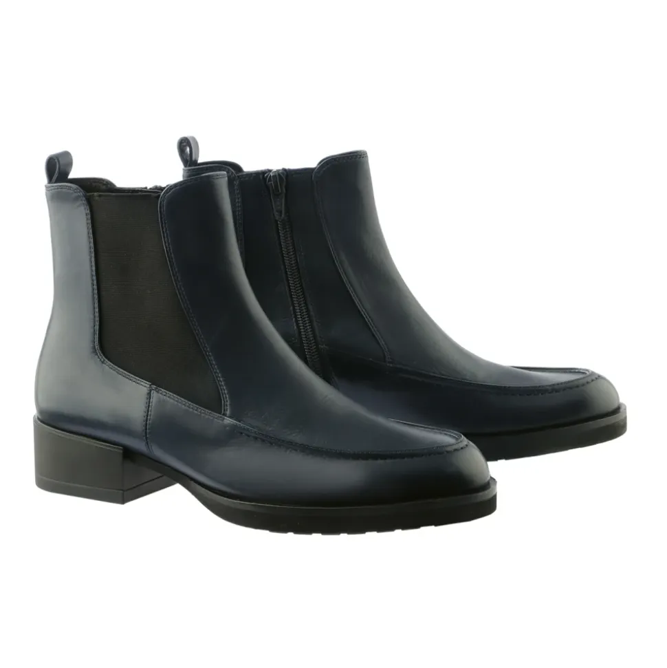 Minimalistische Dunkelblaue Stiefeletten
