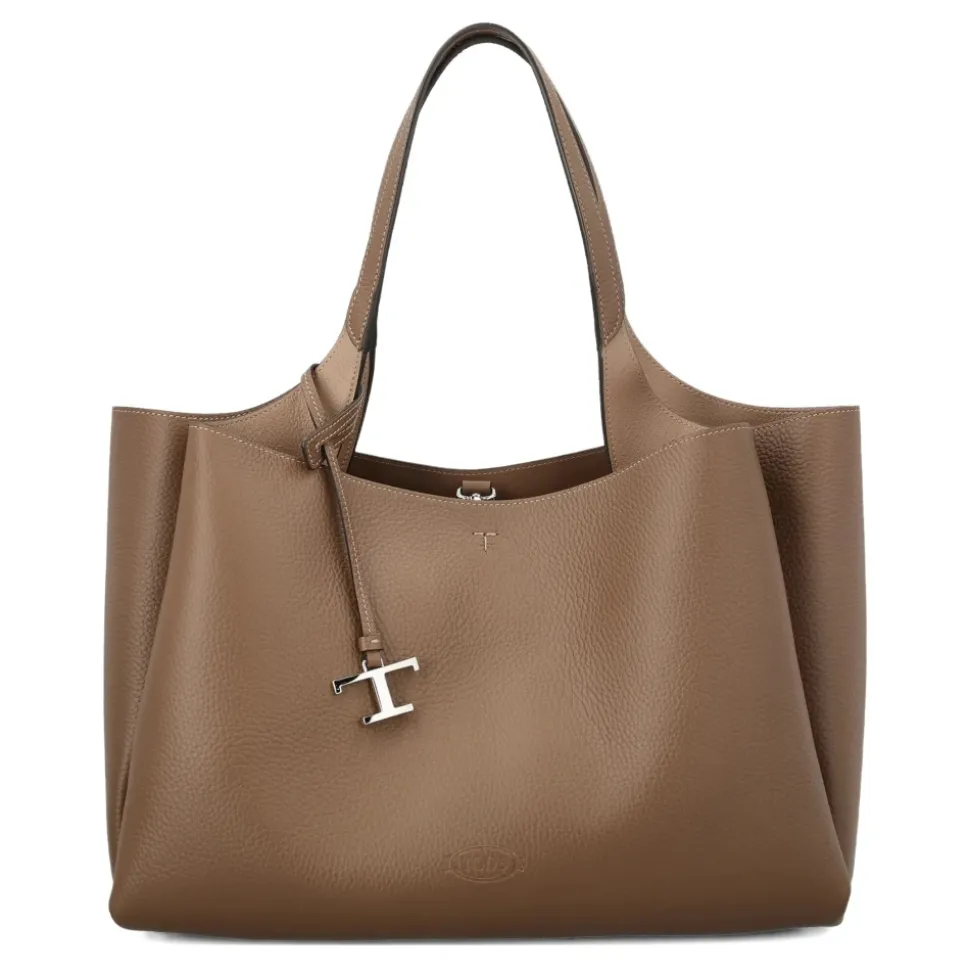 Mittelgroße Tote Bag aus Leder