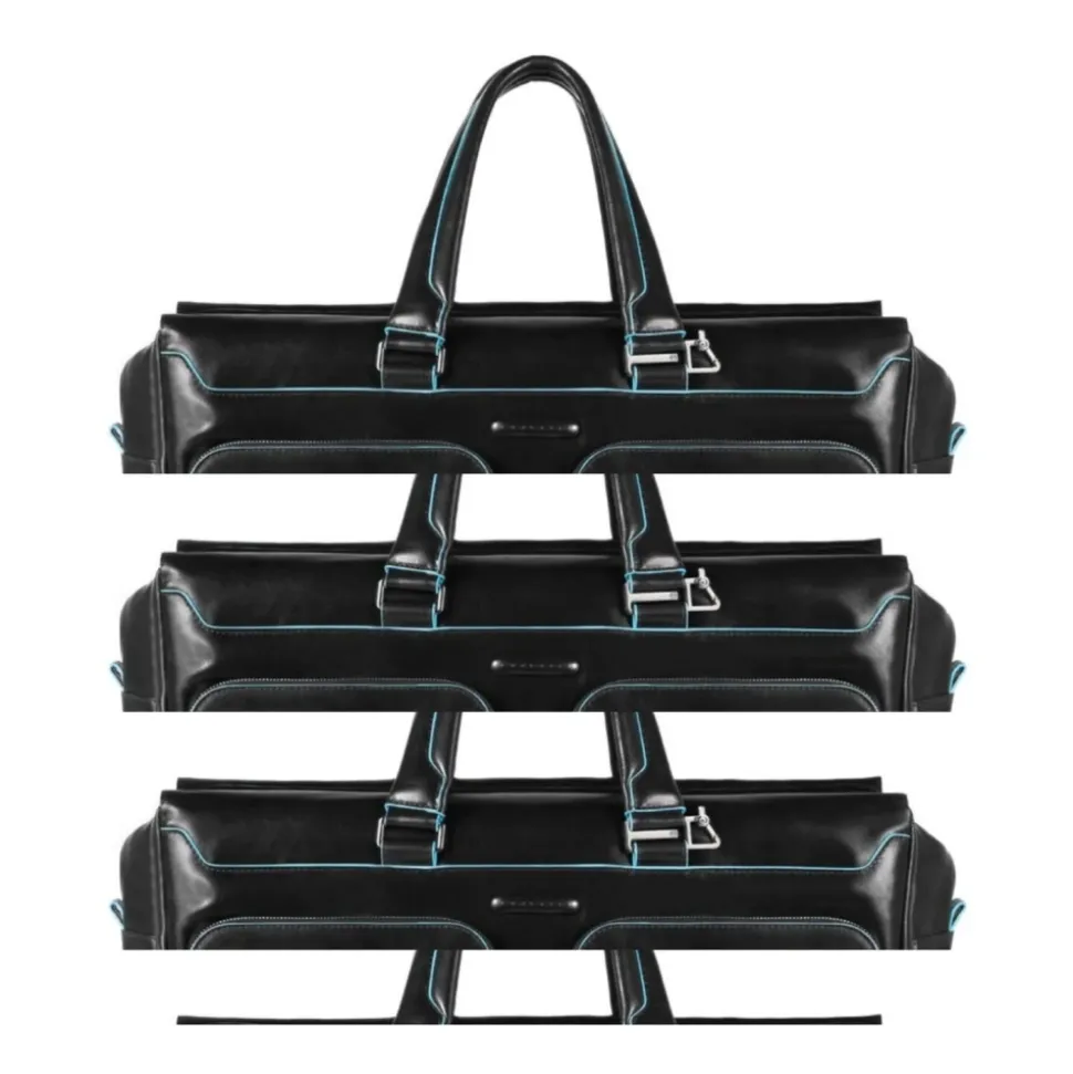 Moderne Reisetasche aus Leder mit Laptopfach