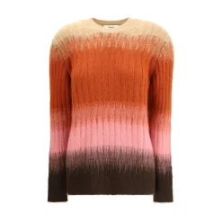 Mohair- und Wollpullover