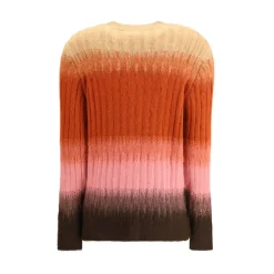 Mohair- und Wollpullover
